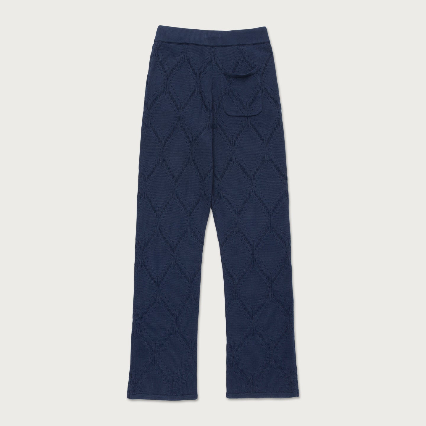 Diamond Knit Pant - Navy