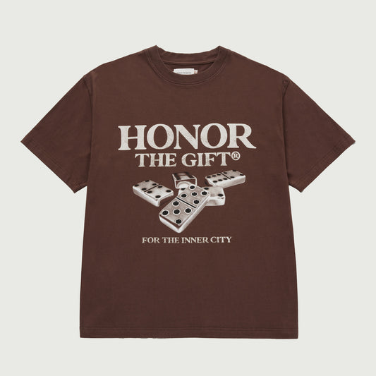 Dominos T-Shirt - Brown