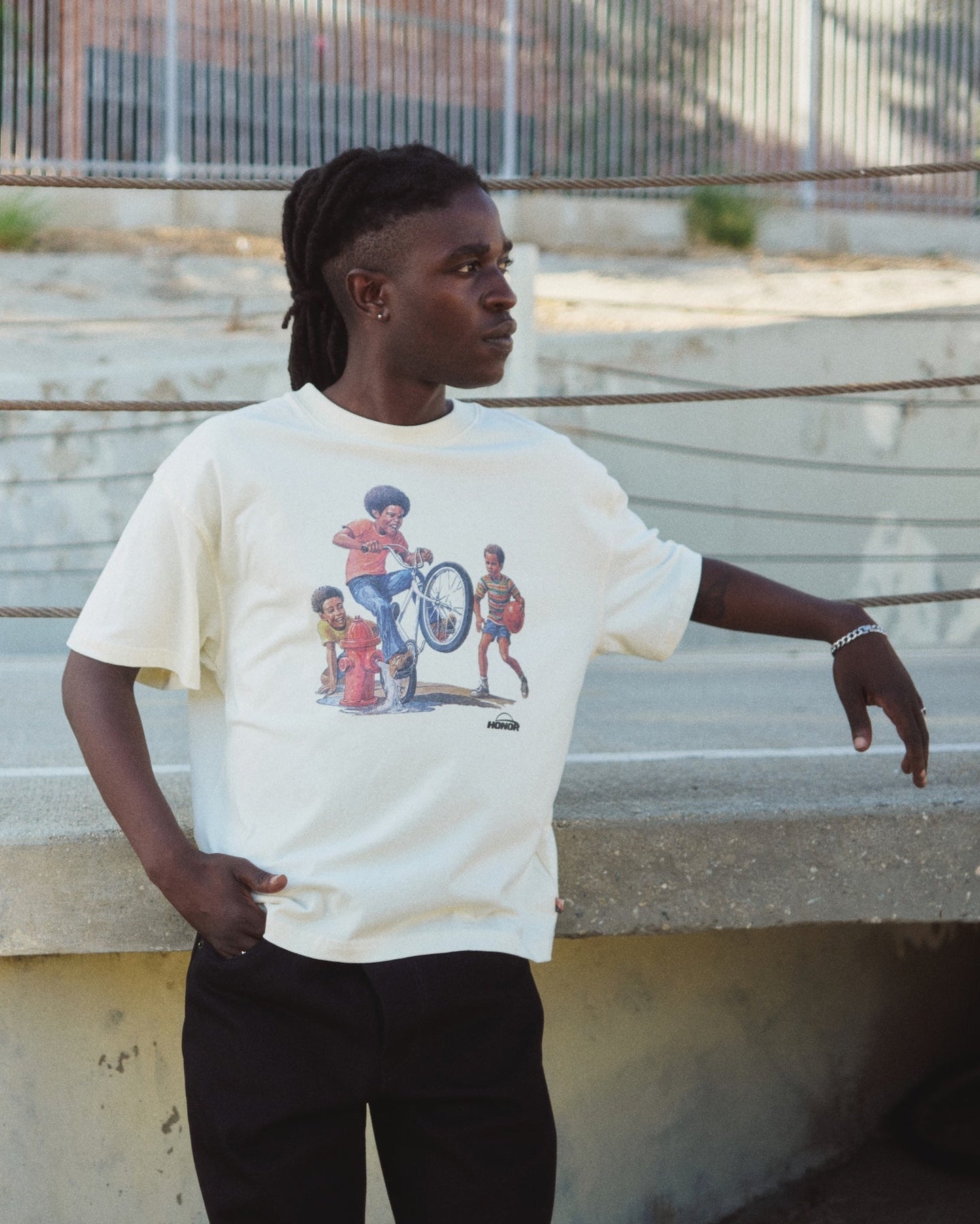 Life Outside Tee - Bone