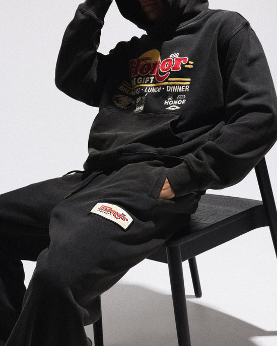 Honor Dining Hoodie - Grey