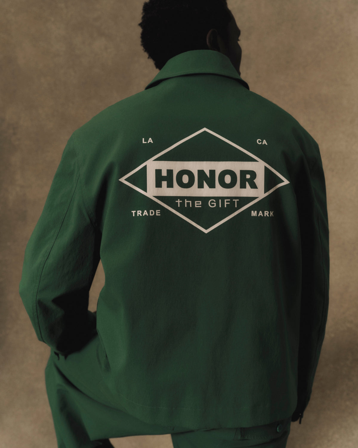 Nylon Chore Jacket - Forest