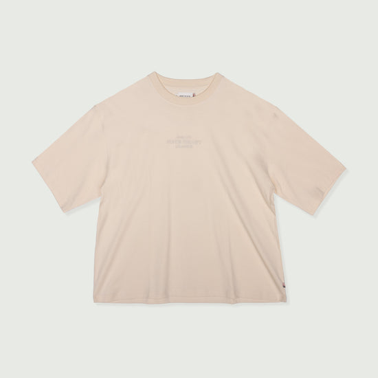 Embroidery Box T-Shirt - Bone