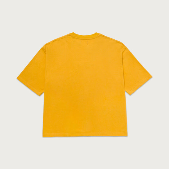 Embroidery Box T-Shirt - Yellow