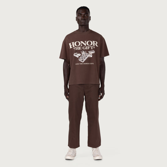 Dominos T-Shirt - Brown