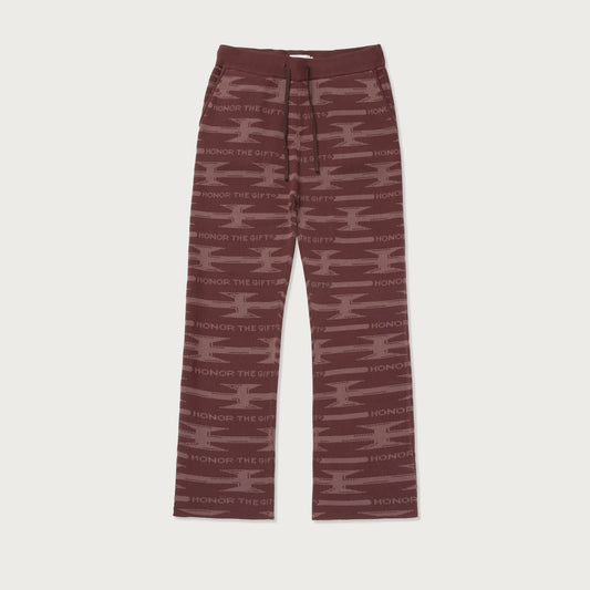 H Wire Knit Pant - Brown