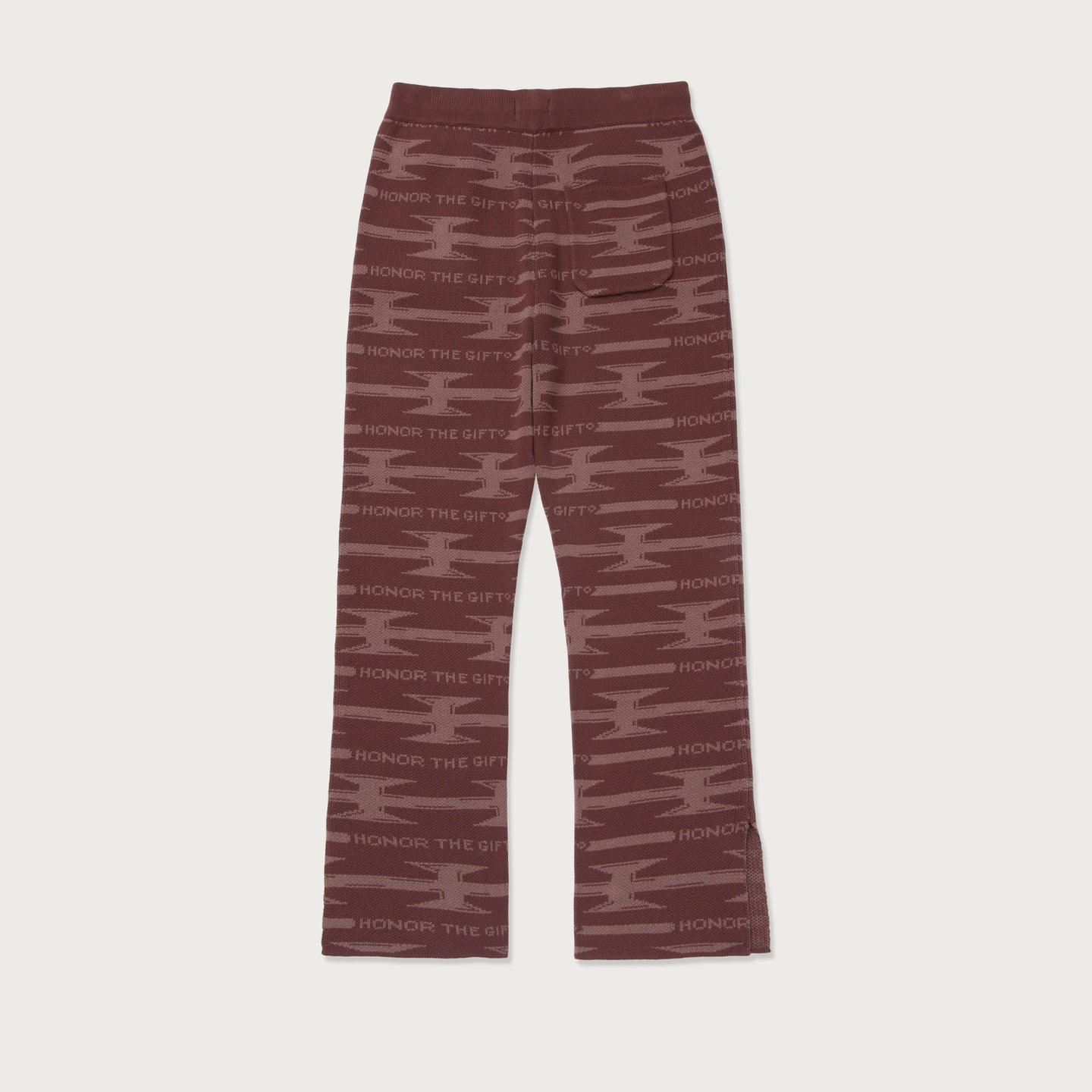 H Wire Knit Pant - Brown