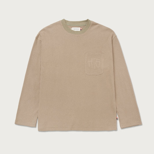 Purpose Box L/S Tee - Lt. Brown