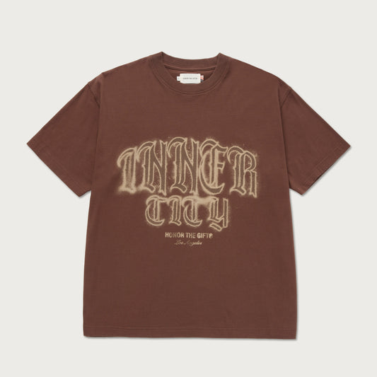 Stamp Inner City T-Shirt - Brown