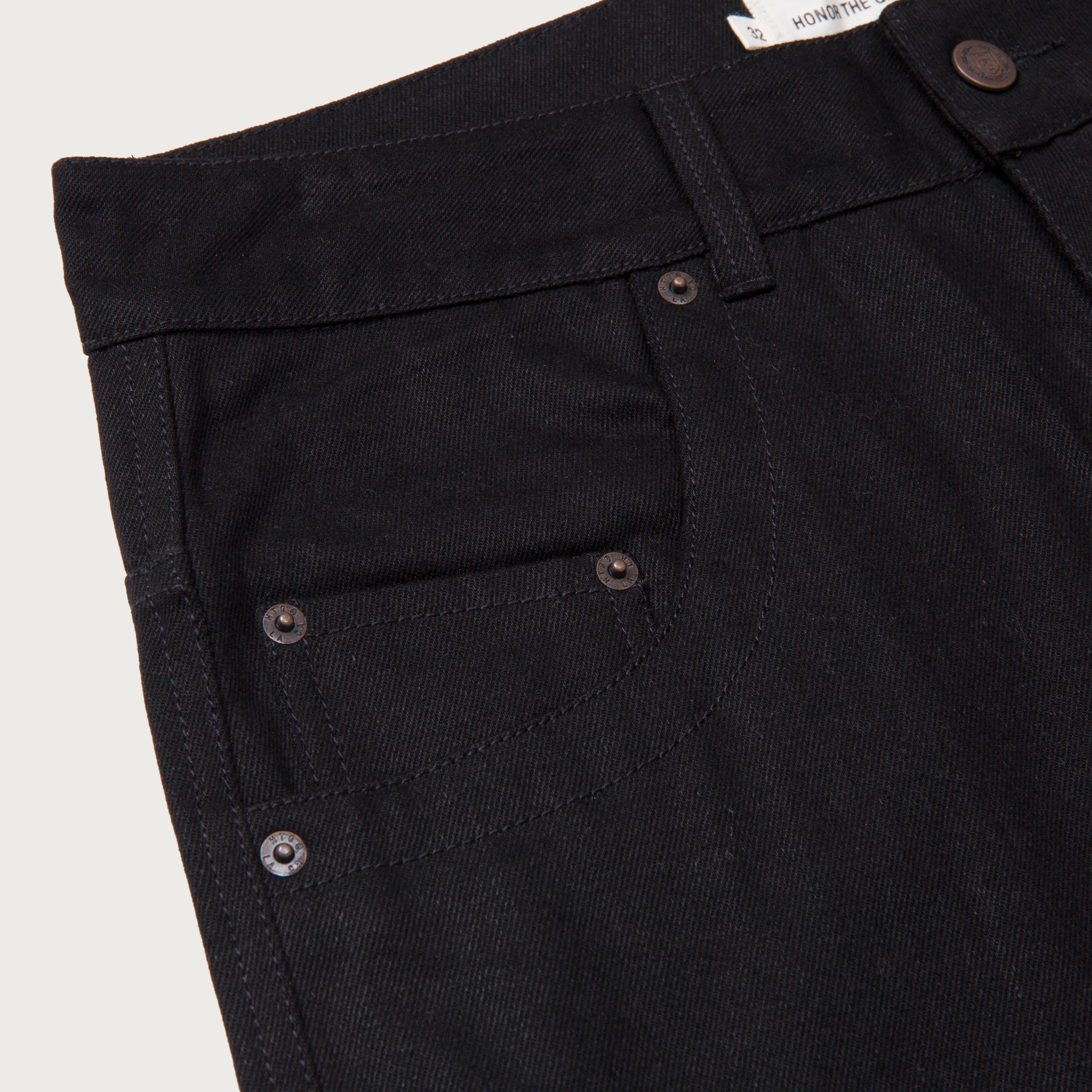 RTA - Black Coated Jean - Black