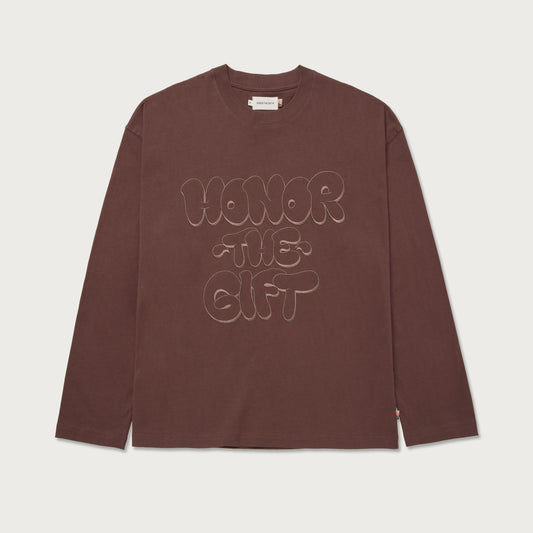 Amp'd Up L/S Tee - Brown