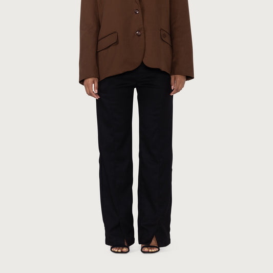 Womens Wool Pant - Black