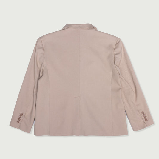 Womens Boyfriend Blazer - Sand