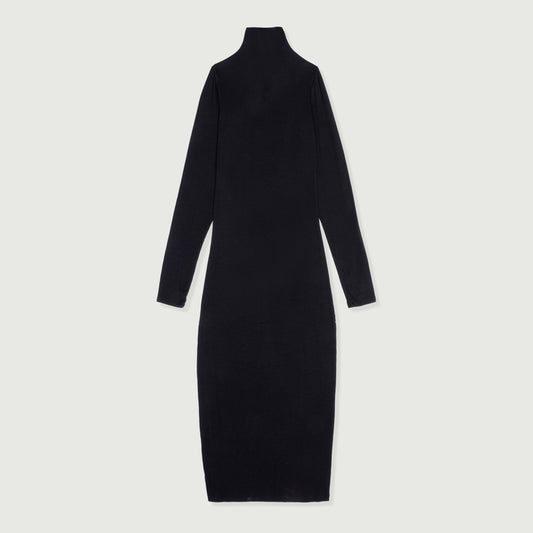 Womens L/S Cutout Dress - Black