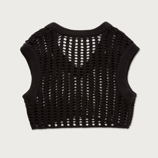 Womens Sweater Vest - Black