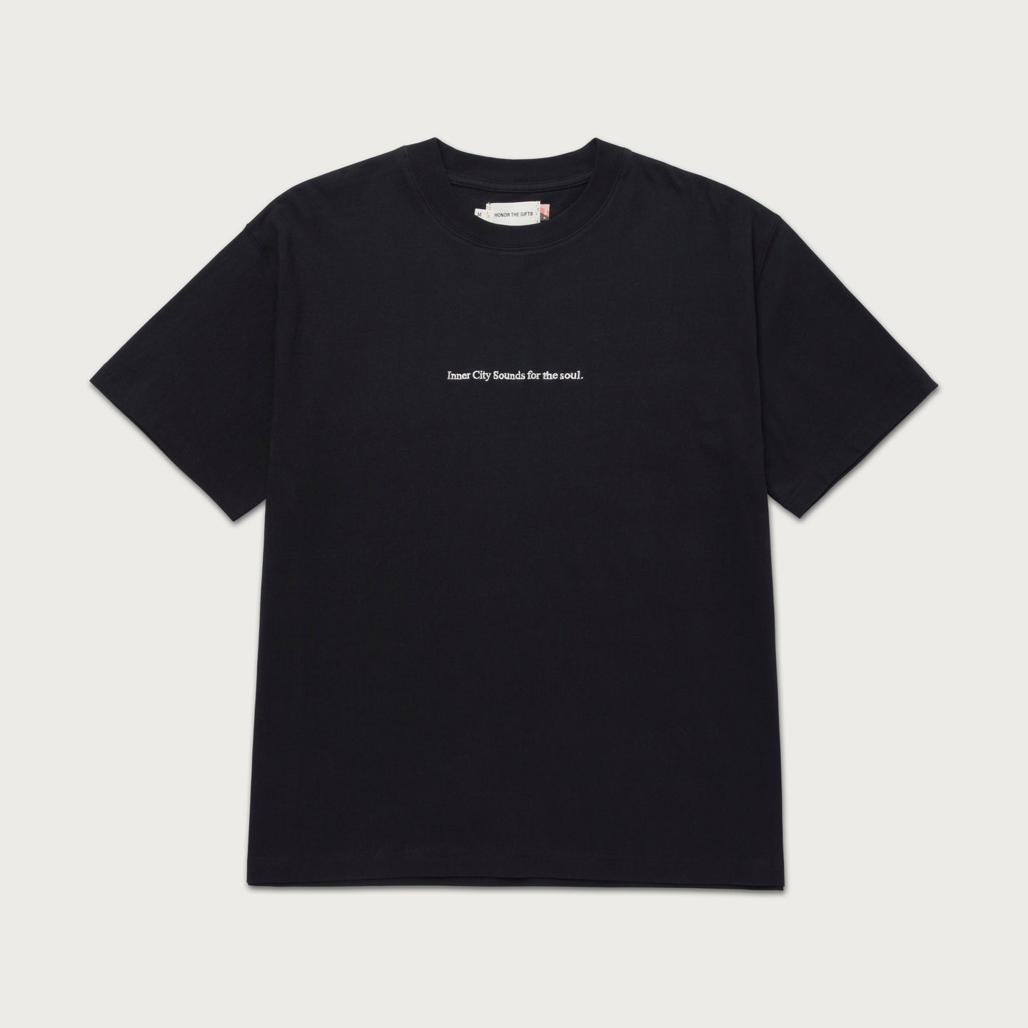 HTG Records Oval Logo Tee - Black