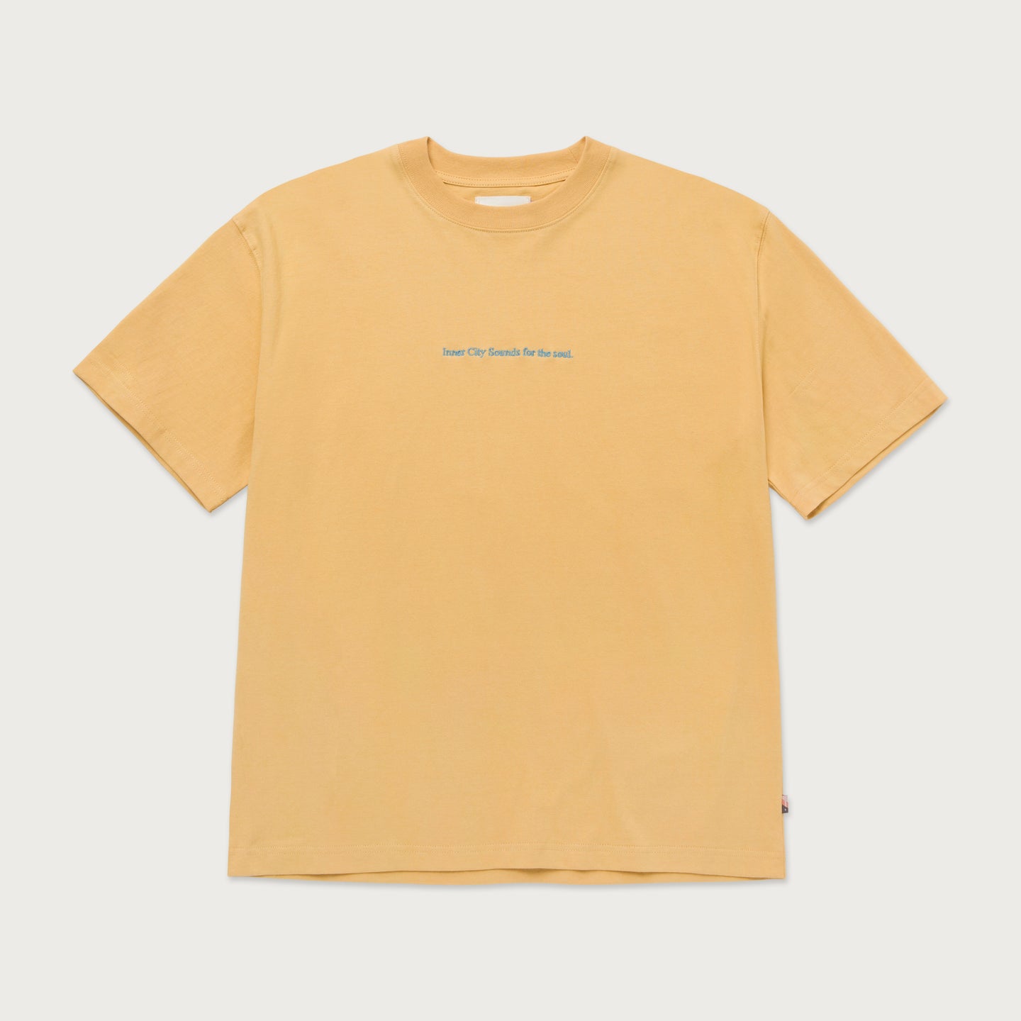 HTG Records Oval Logo Tee - Yellow