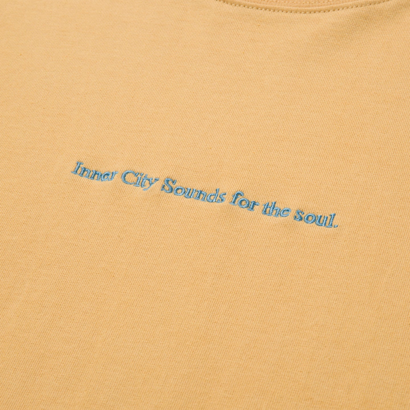 HTG Records Oval Logo Tee - Yellow