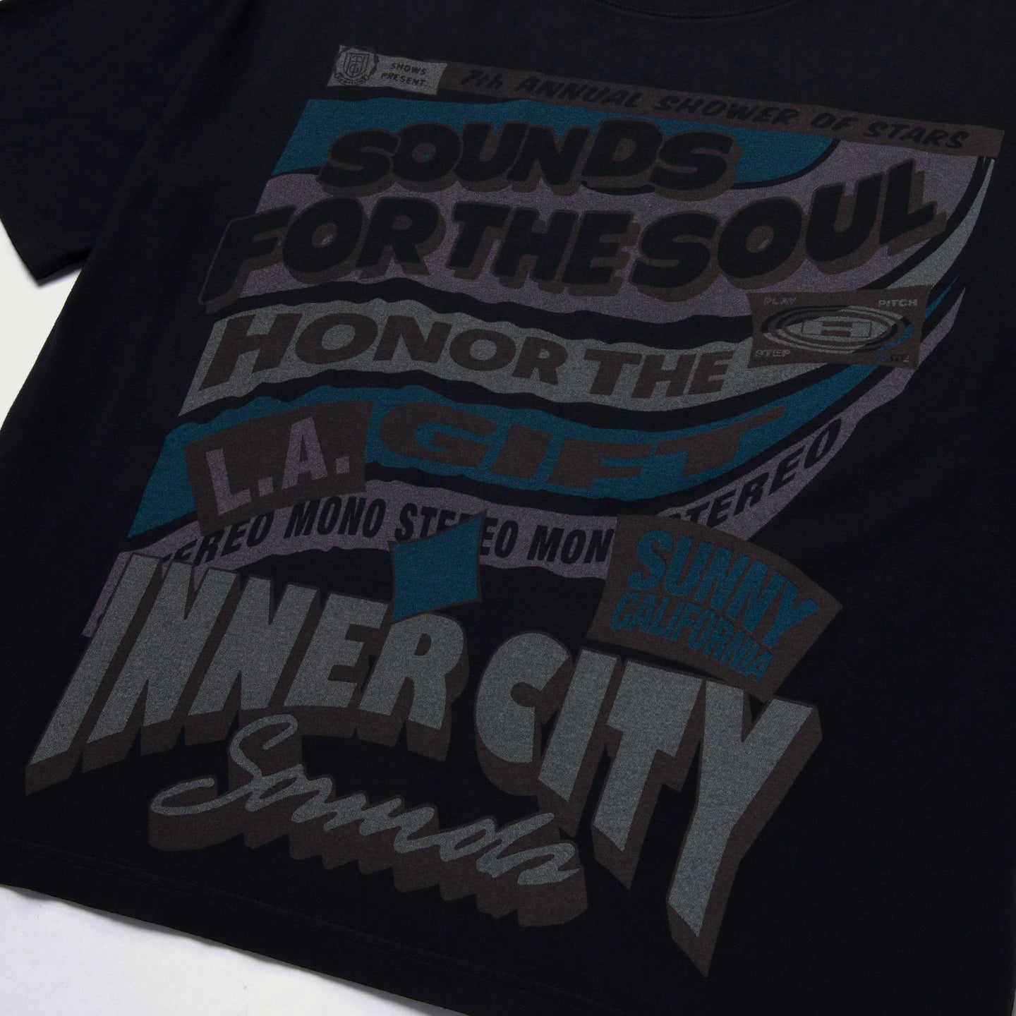 Sounds For The Soul Tee - Black