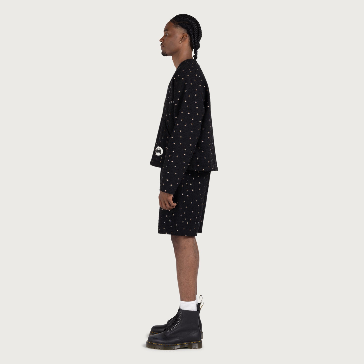 Beaded Shorts - Black