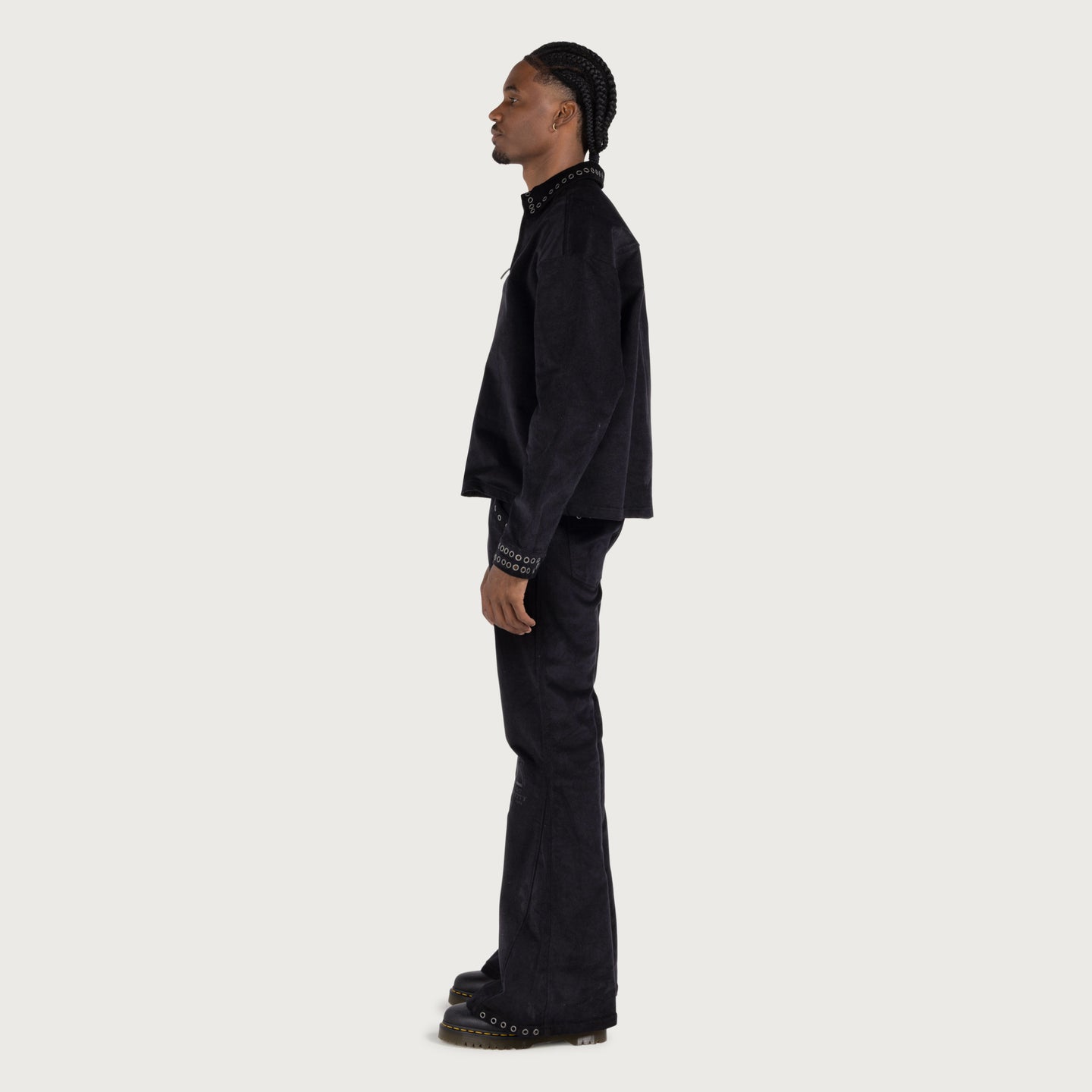 Brushed Bell Bottom - Black