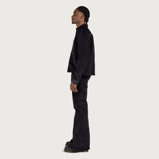 Brushed Bell Bottom - Black