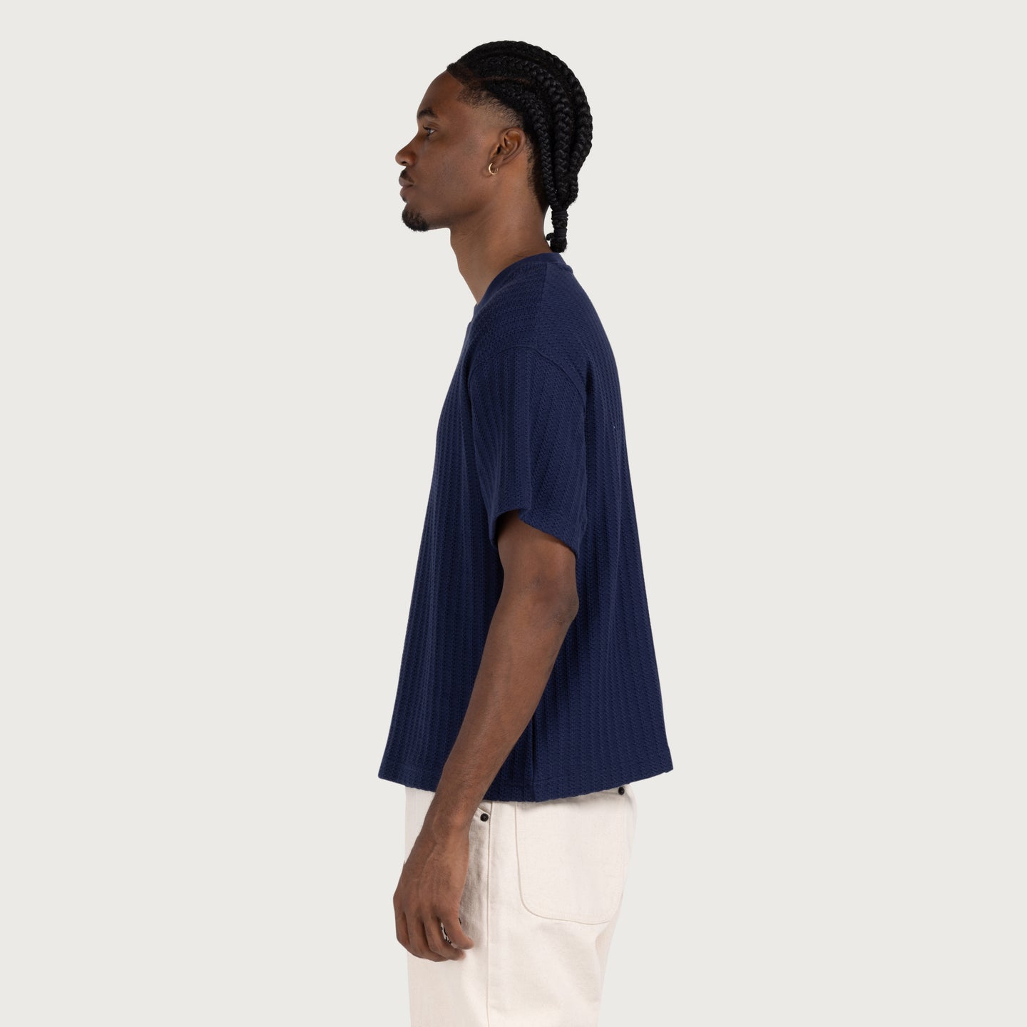 Knit Standard Tee - Navy