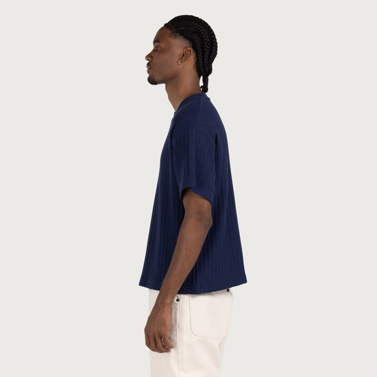 Knit Standard Tee - Navy
