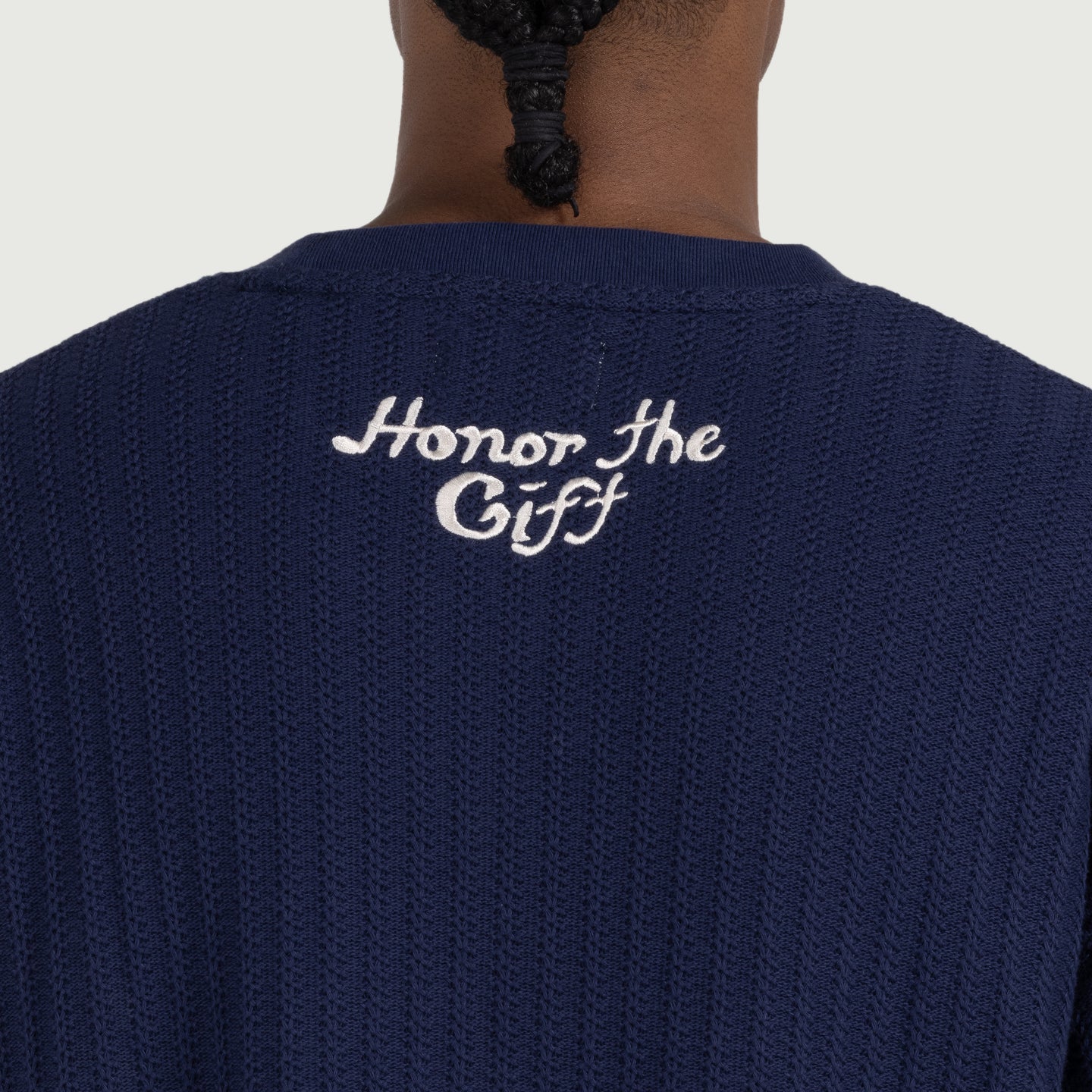 Knit Standard Tee - Navy