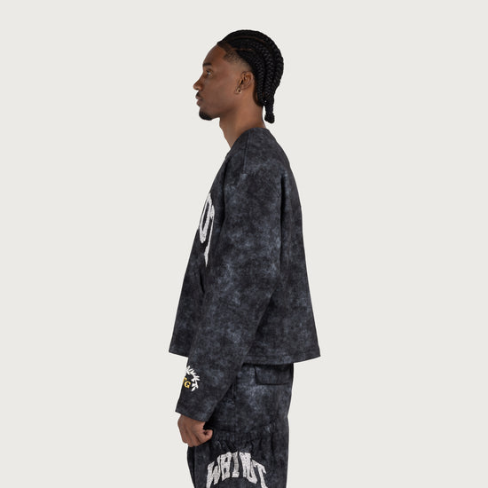 Twill Washed Jacket - Black