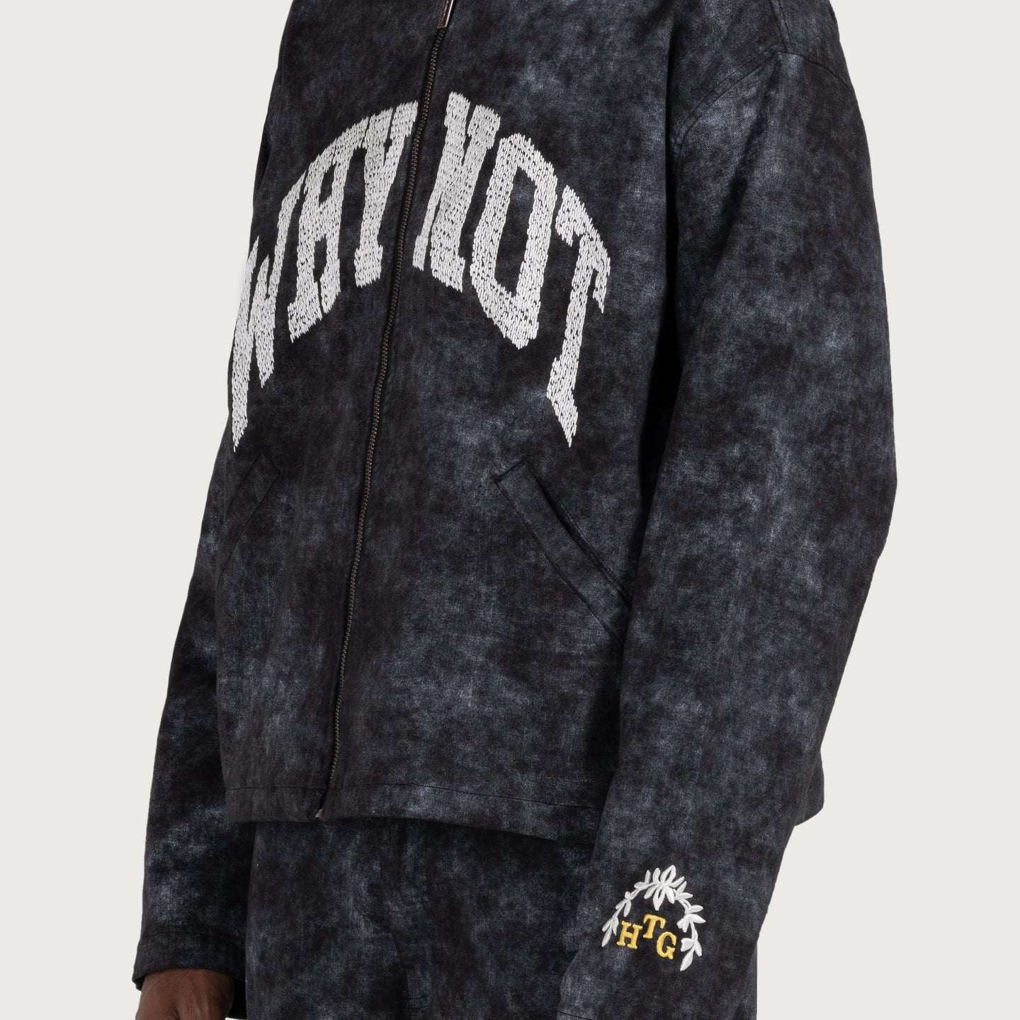 Twill Washed Jacket - Black