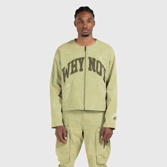 Twill Washed Jacket - Green