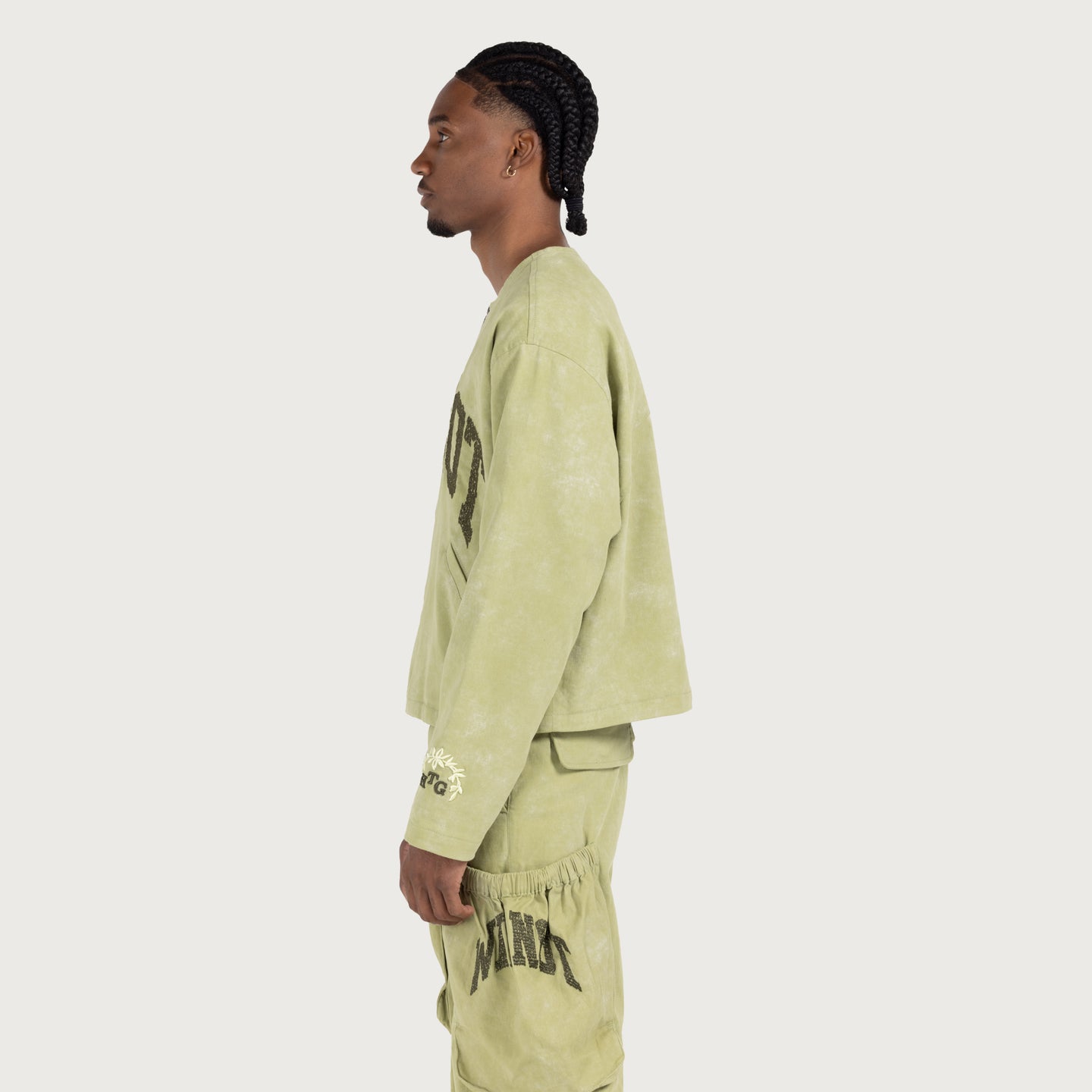 Twill Washed Jacket - Green