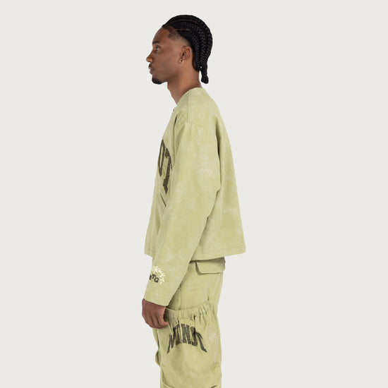 Twill Washed Jacket - Green