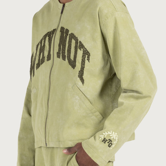Twill Washed Jacket - Green