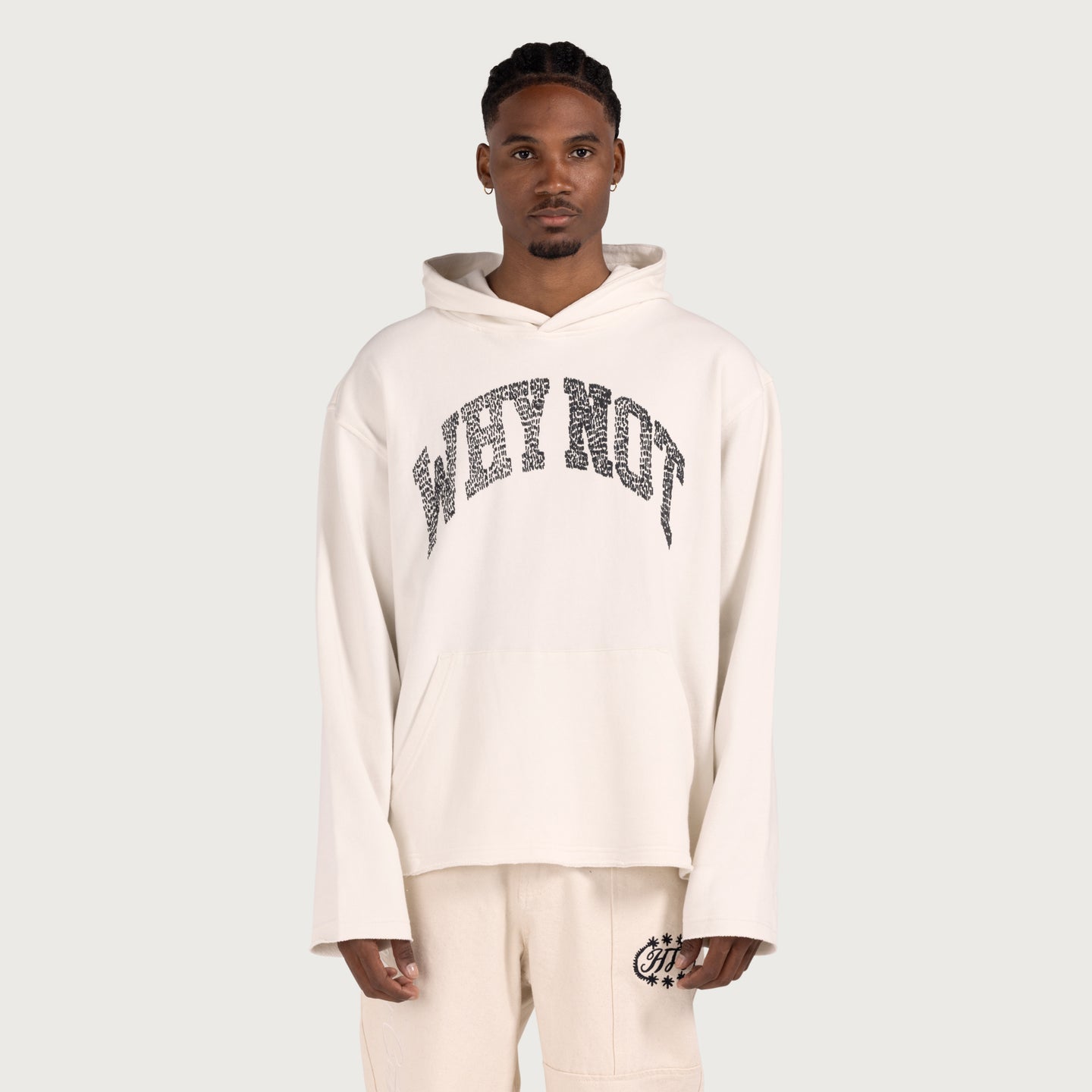 Why Not Hoodie - Bone