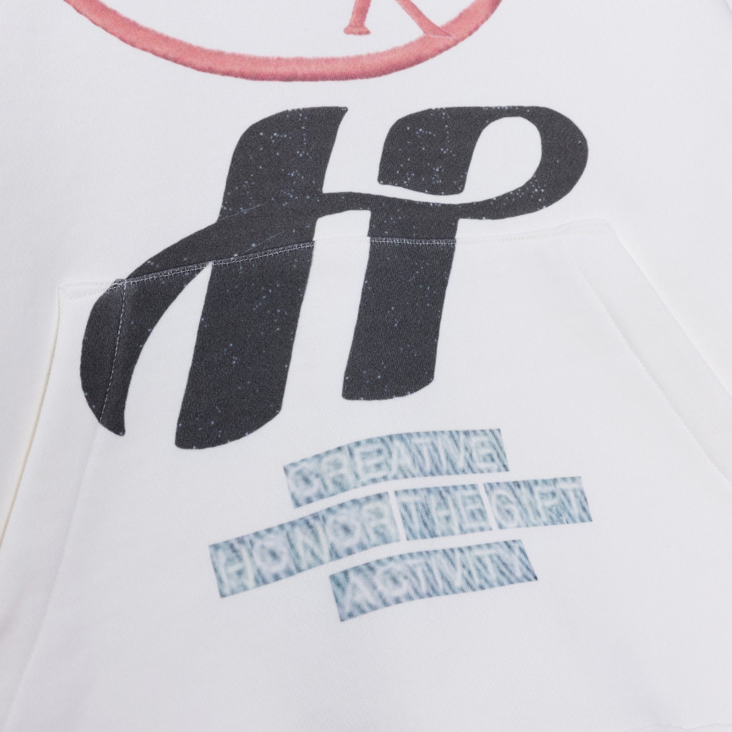 Pop Art Hoodie - Bone