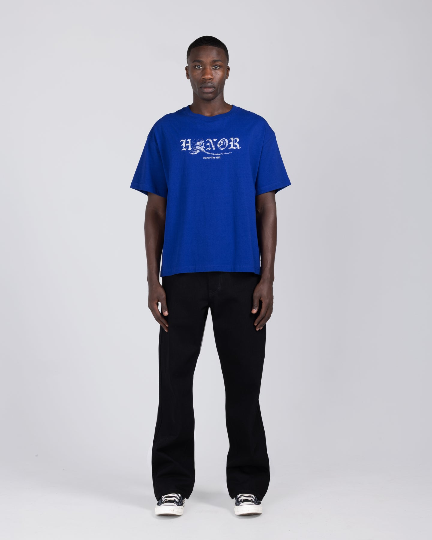 Fallen Rose Tee - Royal Blue