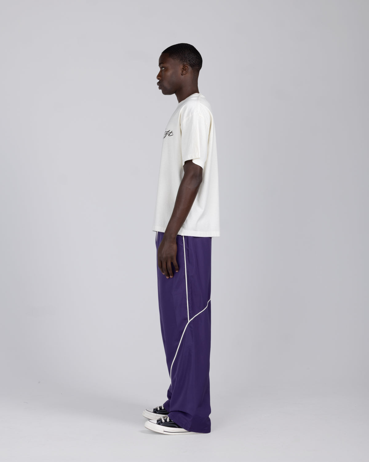 Honeycomb Ripstop Track Pant - Purple