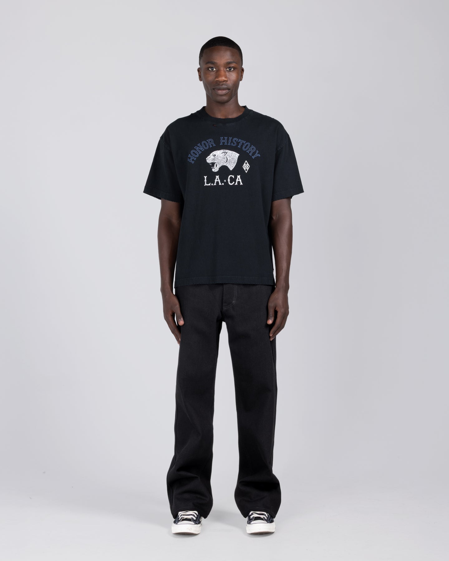 Honor 5 Pocket Denim - Raw Black
