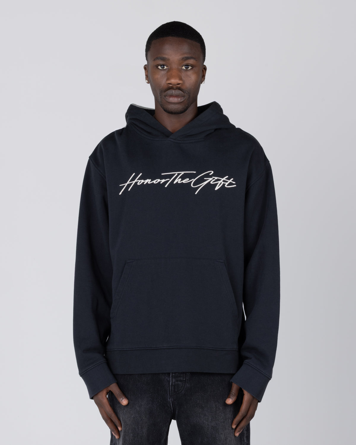 Script Hoodie - Black
