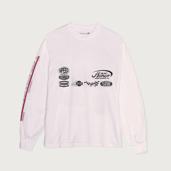 Fastest Rides LS Tee - White