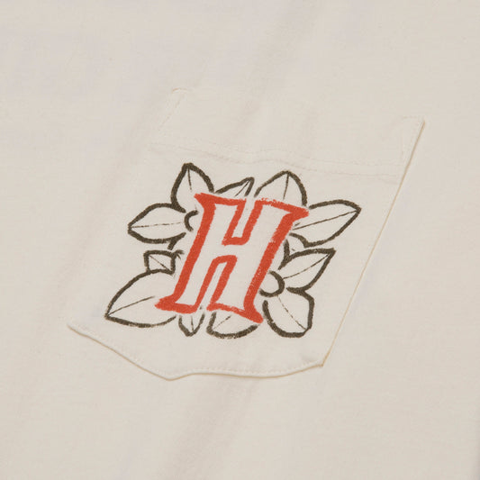 Floral Pocket T-Shirt - Bone