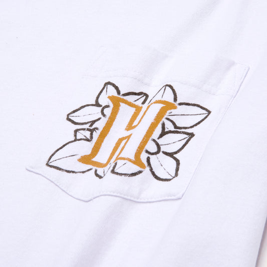 Floral Pocket T-Shirt - White