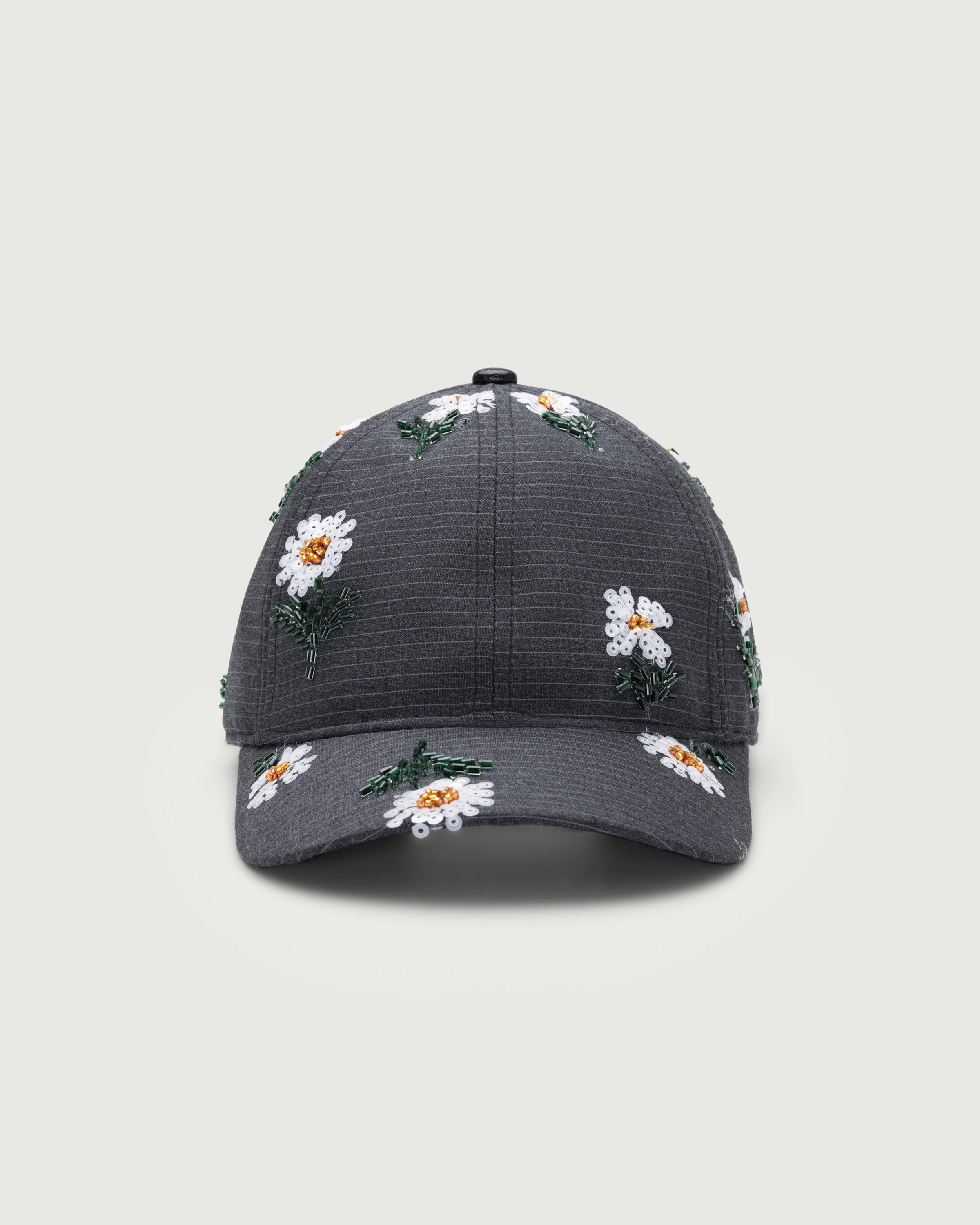 Flowers Beaded 6 Panel Cap - Black – Honor The Gift