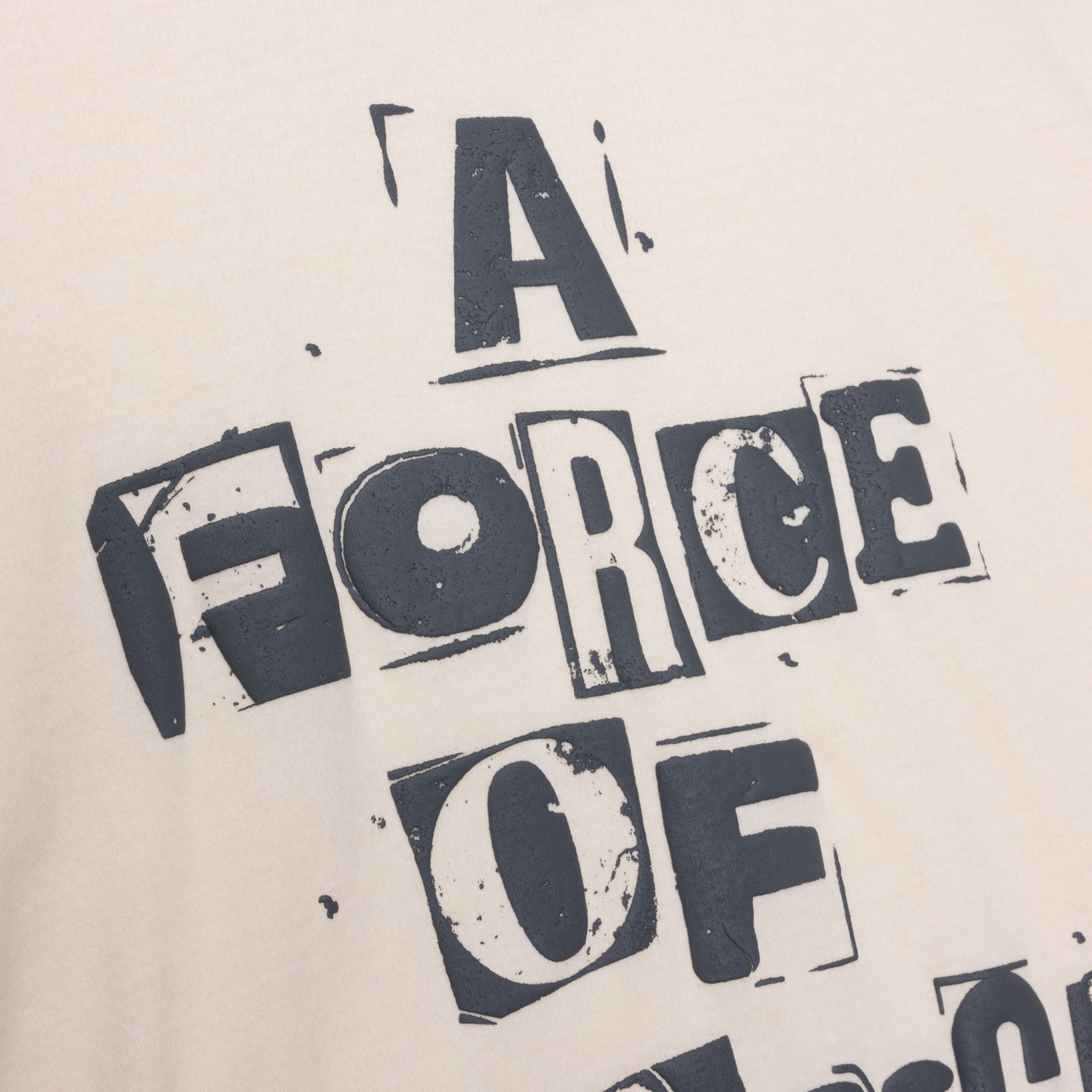 A Force Of Change T-Shirt - Bone