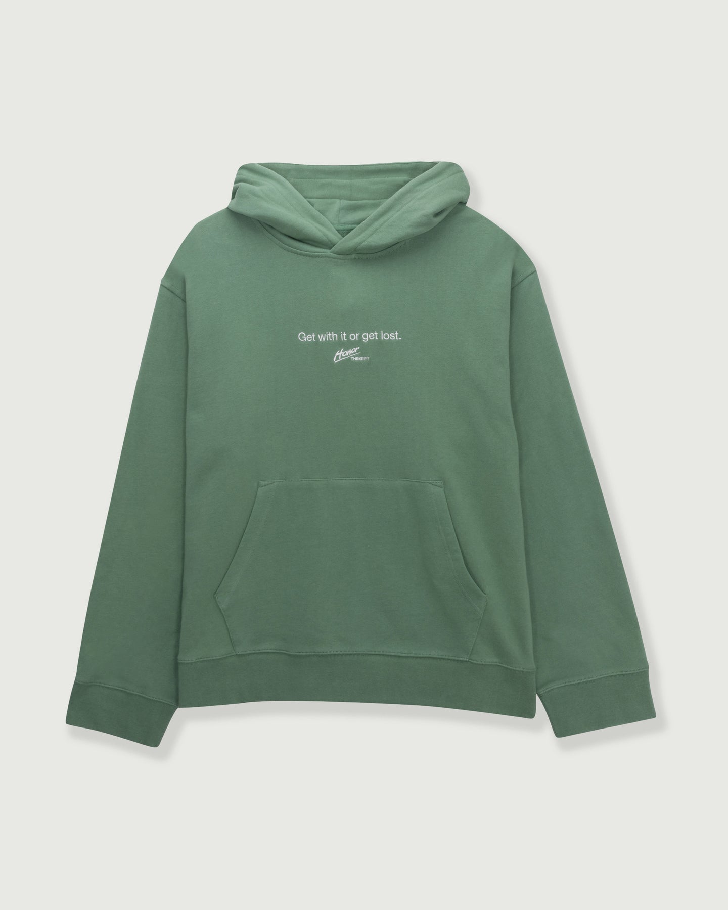 Get With It Or Get Lost Hoodie - Mint