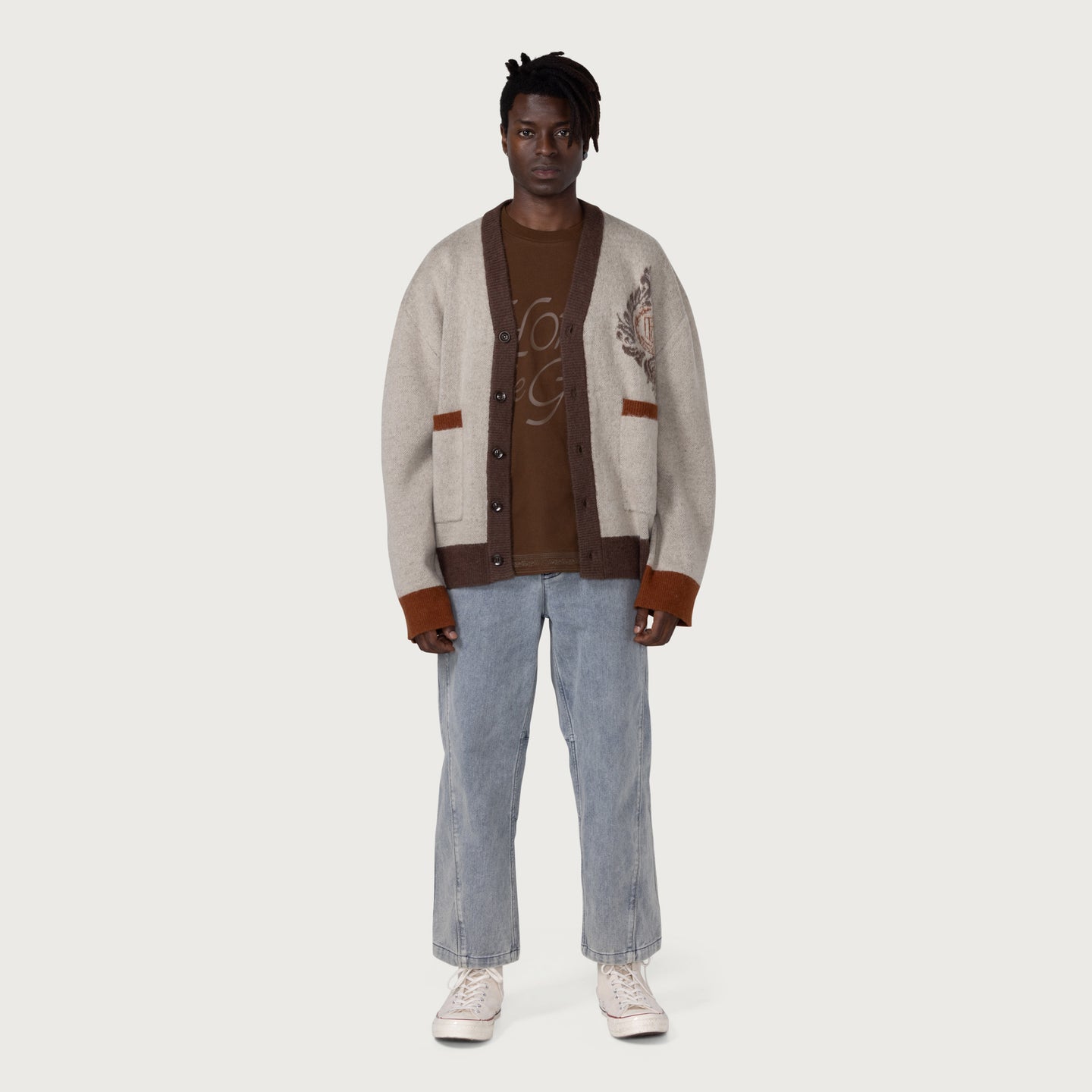 HTG® Cardigan - Bone