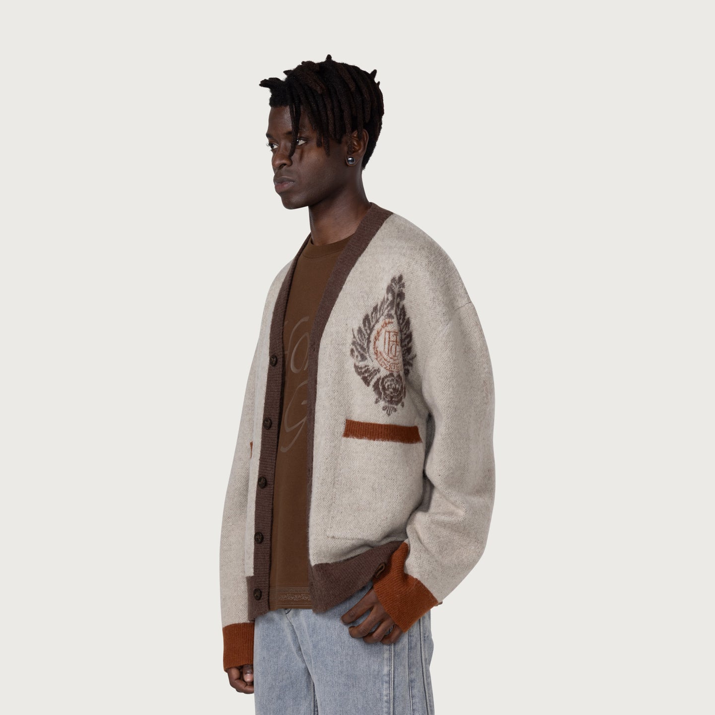 HTG® Cardigan - Bone