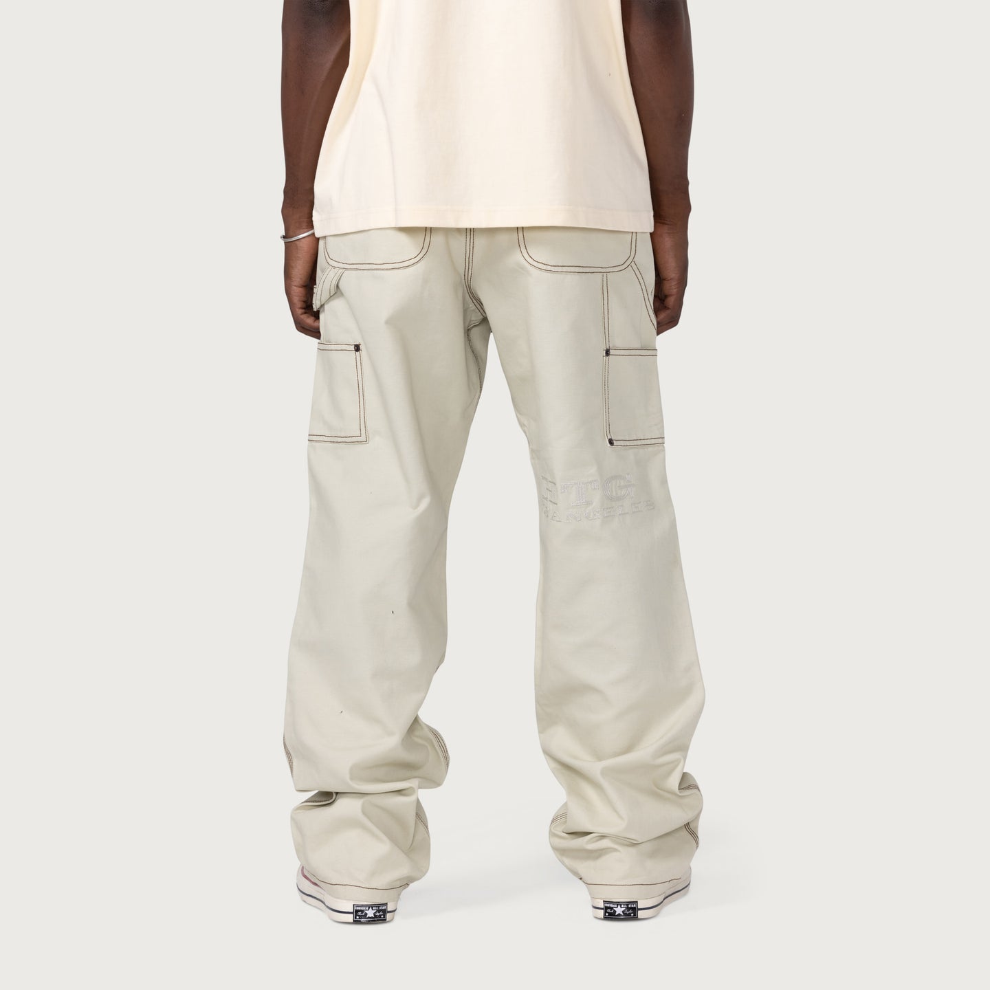 HTG® Carpenter Belt Pant - Bone