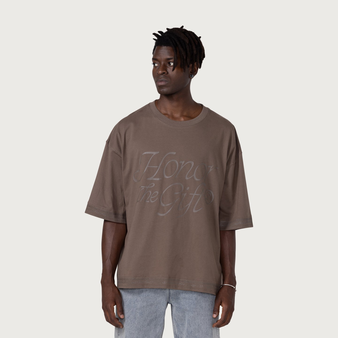 HTG® H Box T-Shirt - Grey